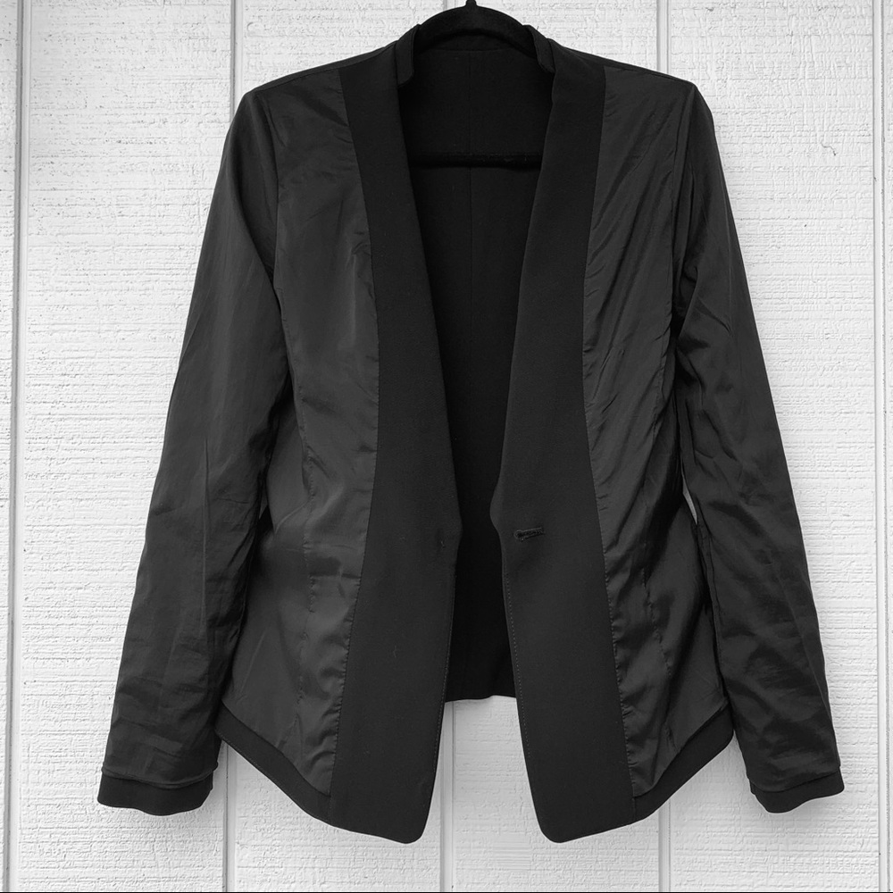 Express Single Breasted Black Blazer - image 3